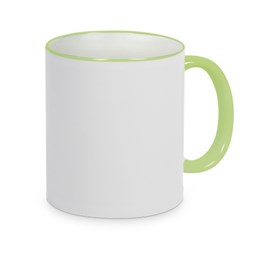 Toon details voor SUBLI Mug R&H 330 ml. - light green Afbeelding van SUBLI Mug R&H 330 ml. - light green
