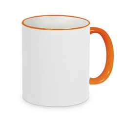 Toon details voor SUBLI Mug R&H 330 ml. - orange Afbeelding van SUBLI Mug R&H 330 ml. - orange