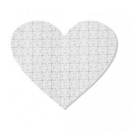 Toon details voor Subli Karton Puzzle Hart 63 stukjes - formaat 19,7 x 24,5 cm. Afbeelding van Subli Karton Puzzle Hart 63 stukjes - formaat 19,7 x 24,5 cm.