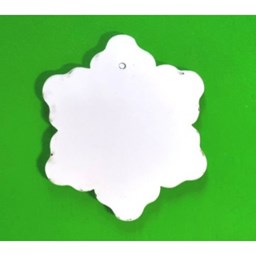 Toon details voor Subli Acrylglas Sneeuwvlok 69 x 80 mm. - ornament dikte 3 mm. Afbeelding van Subli Acrylglas Sneeuwvlok 69 x 80 mm. - ornament dikte 3 mm.