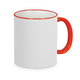 Toon details voor SUBLI Mug R&H 330 ml. - red Afbeelding van SUBLI Mug R&H 330 ml. - red