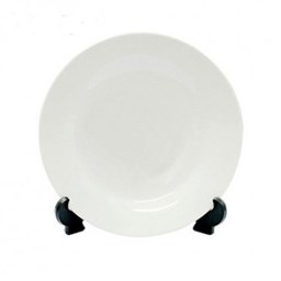 Toon details voor Subli Sierbord diameter 18 cm. - volledig wit Afbeelding van Subli Sierbord diameter 18 cm. - volledig wit