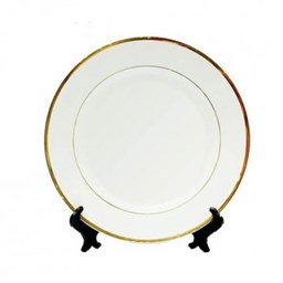 Toon details voor Subli Sierbord diameter 25 cm. - met gouden rand Afbeelding van Subli Sierbord diameter 25 cm. - met gouden rand