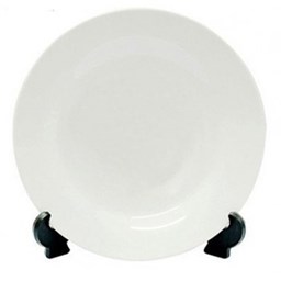 Toon details voor Subli Sierbord diameter 25 cm. - volledig wit Afbeelding van Subli Sierbord diameter 25 cm. - volledig wit
