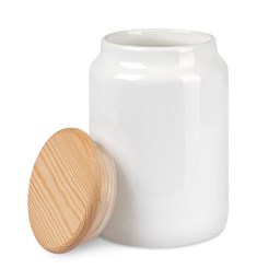 Toon details voor Subli Pot + Deksel hout 9,5 cm. - hoogte 14,5 cm. Afbeelding van Subli Pot + Deksel hout 9,5 cm. - hoogte 14,5 cm.