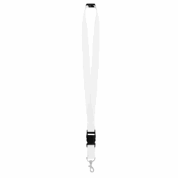 Toon details voor Subli Keycord wit - breedte 25 mm. met veiligheidssluiting Afbeelding van Subli Keycord wit - breedte 25 mm. met veiligheidssluiting