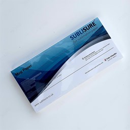 Toon details voor Sublisure Mug Paper 110 grams - 100 vellen formaat 98 x 210 mm. Afbeelding van Sublisure Mug Paper 110 grams - 100 vellen formaat 98 x 210 mm.