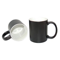 Toon details voor Subli Magic Mug Zwart - inhoud 330 ml. Afbeelding van Subli Magic Mug Zwart - inhoud 330 ml.
