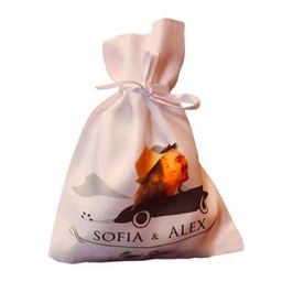 Toon details voor Subli Gift Bag 11,5 x 15 cm. - knikkerzak met los koordje Afbeelding van Subli Gift Bag 11,5 x 15 cm. - knikkerzak met los koordje