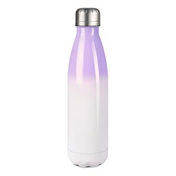 Toon details voor RVS Thermosfles Purple-White - inhoud 500 ml. Afbeelding van RVS Thermosfles Purple-White - inhoud 500 ml.