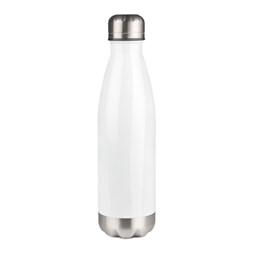 Toon details voor RVS Thermosfles Silver-White - inhoud 500 ml. Afbeelding van RVS Thermosfles Silver-White - inhoud 500 ml.