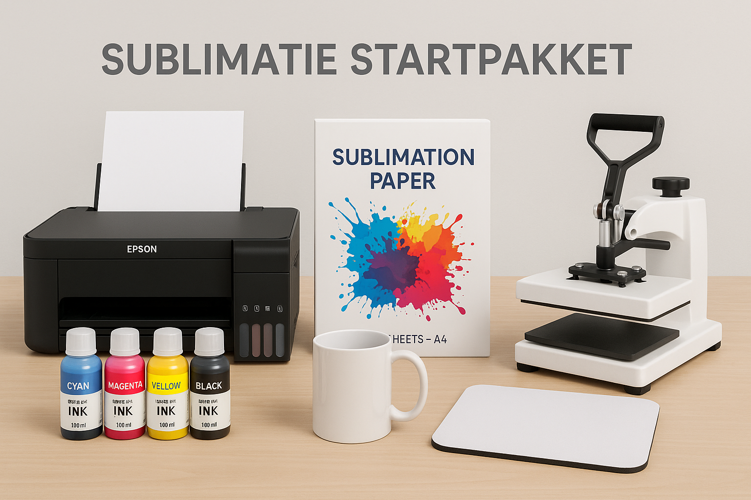 Afbeelding voor categorie Sublimatie startpakketten